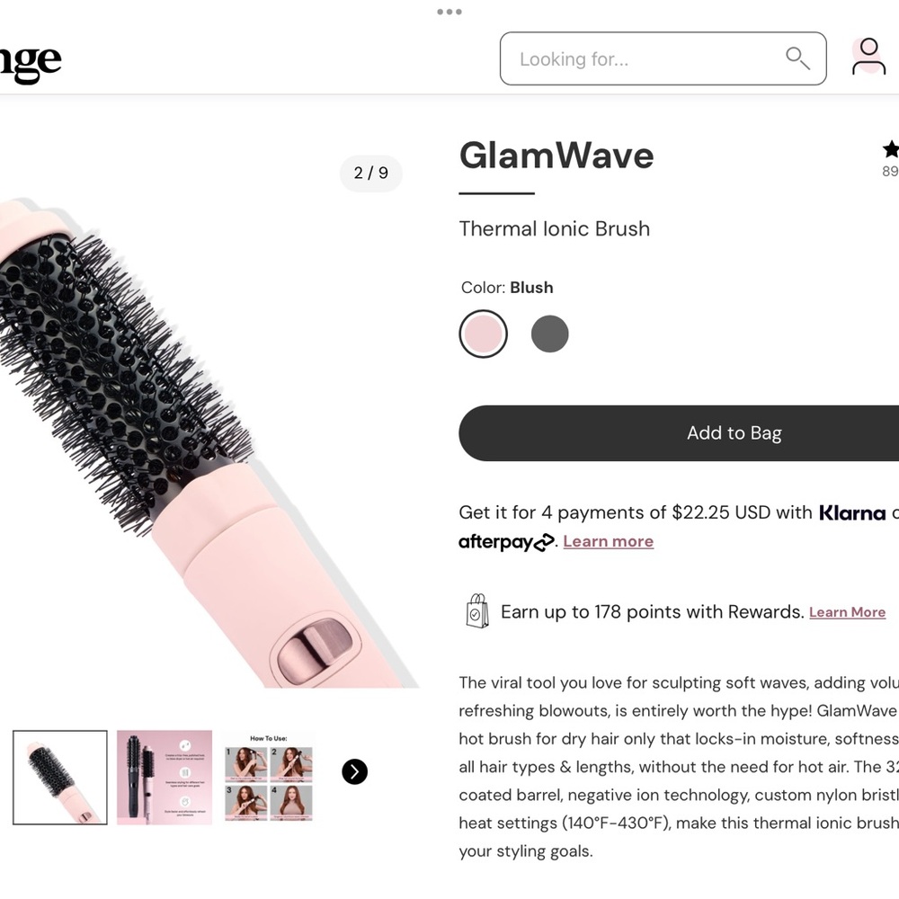 Lange Glam Wave + 3 Hair Products - New